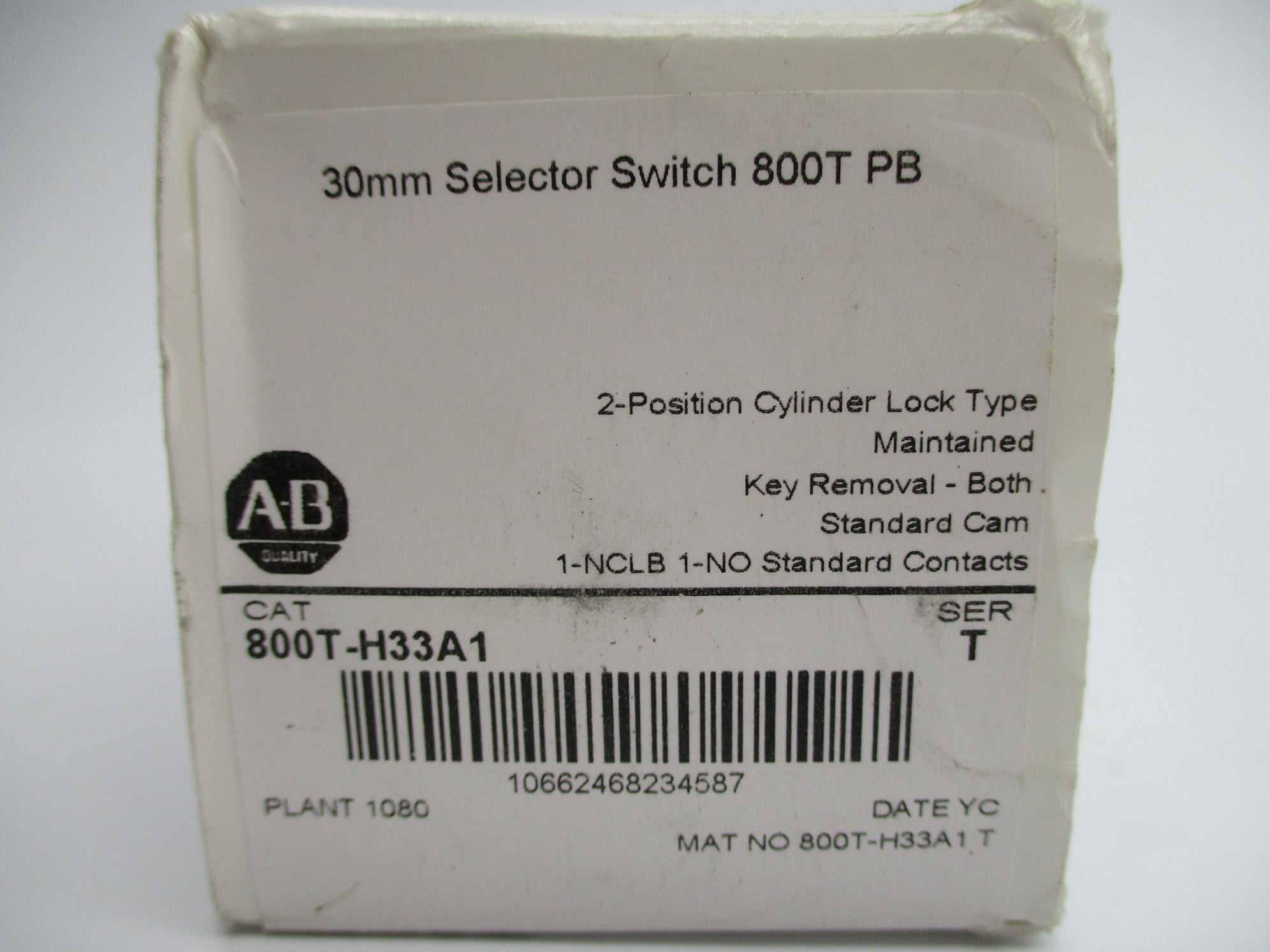 INDUSTRIAL SPARE PART 800T-H33A1 SER. T (NO KEY) (WH) NSMP
