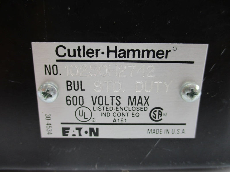 CUTLER HAMMER 10250H2742 SER. A1 600V NSMP