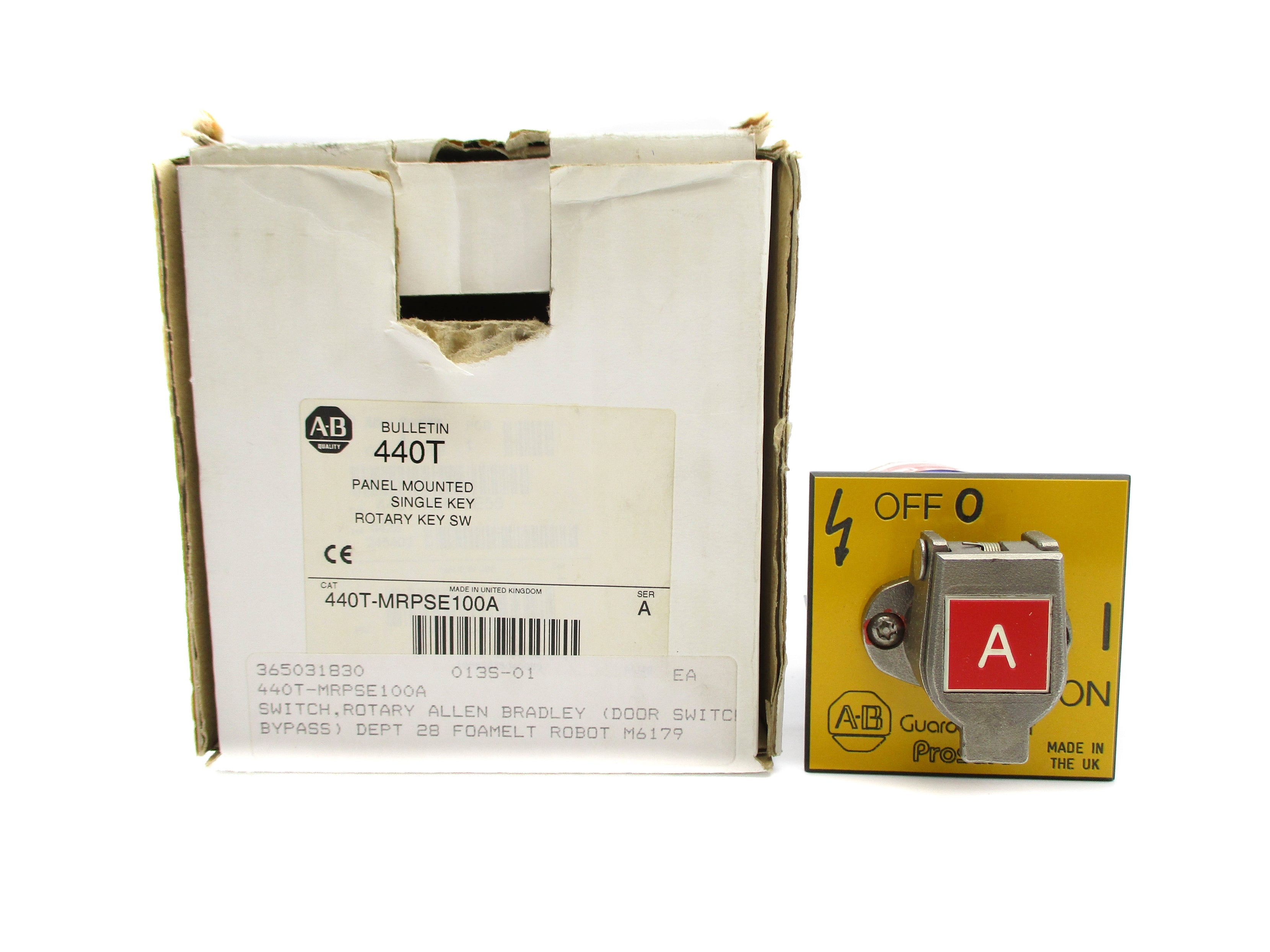 ALLEN BRADLEY 440T-MRPSE100A SER. A (WH) NSMP