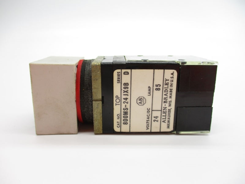 ALLEN BRADLEY 800MS-24JX9BB SER. D 24VAC/DC (BK/YL) NSMP