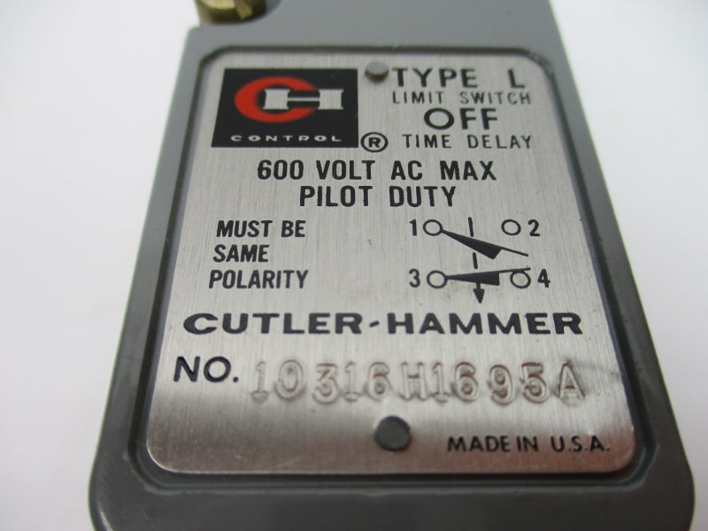 CUTLER HAMMER 10316H1695A 600VAC NSNP