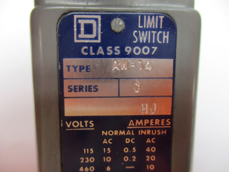 SQUARE D 9007AW-14 SER. C 600VAC 15A NSNP