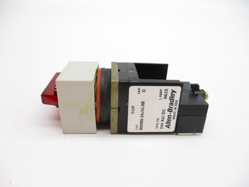 ALLEN BRADLEY 800MS-24JLL9BRA SER. D 24VAC/DC (WH) NSMP