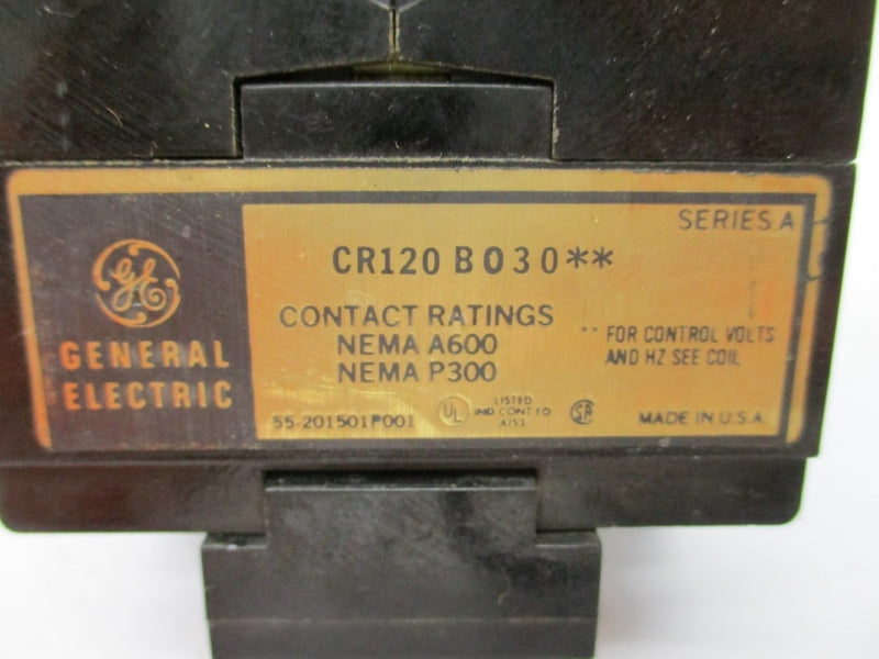 GENERAL ELECTRIC CR120B030** SER. A 24V NSNP