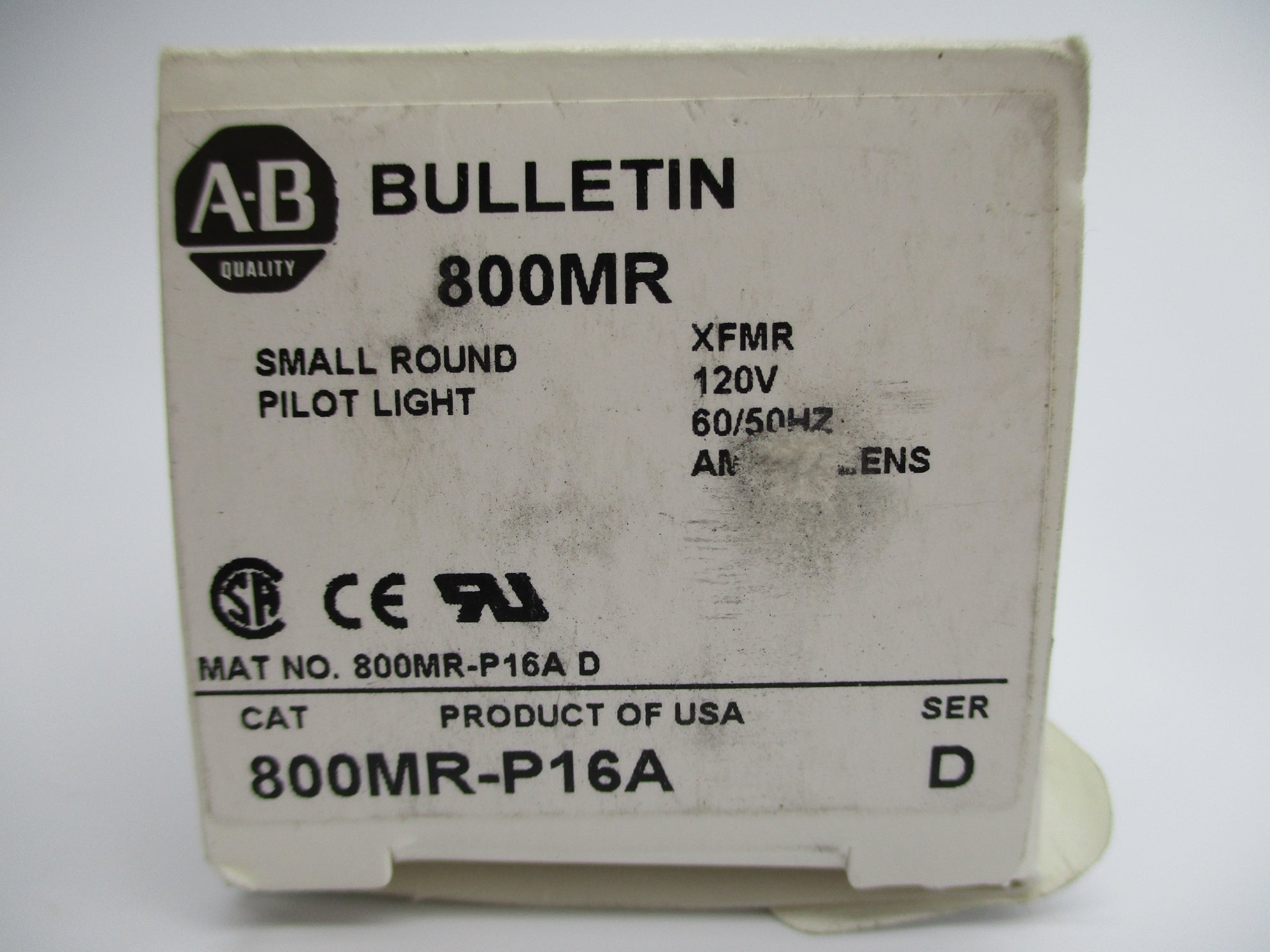 INDUSTRIAL SPARE PART 800MR-P16A SER. D (WH) NSMP
