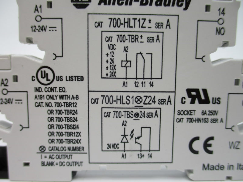 ALLEN BRADLEY 700-HLS1Z24 SER. A 24VDC 2A NSNP