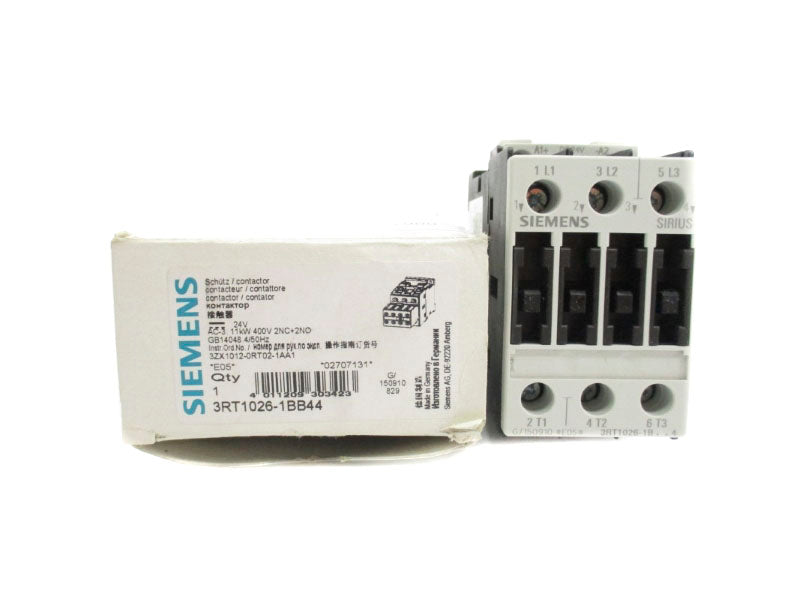 SIEMENS 3RT1026-1BB44 24VDC 40A NSMP