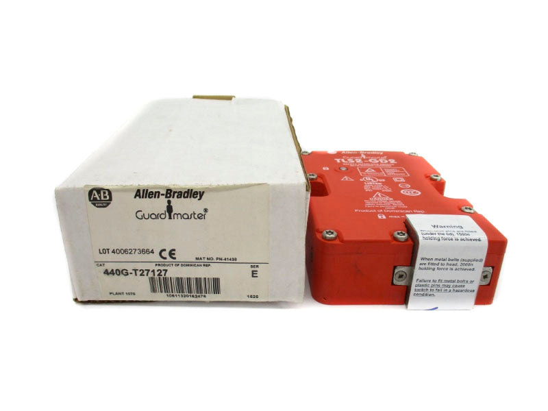 ALLEN BRADLEY 440G-T27127 SER. E 24VAC/DC (WH) NSMP