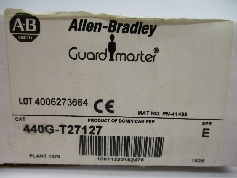 ALLEN BRADLEY 440G-T27127 SER. E 24VAC/DC (WH) NSMP