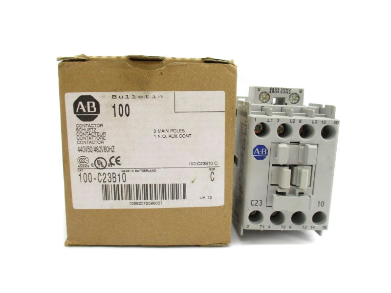 ALLEN BRADLEY 100-C23B10 SER. C 440/480V 32A (BR/WH) NSMP