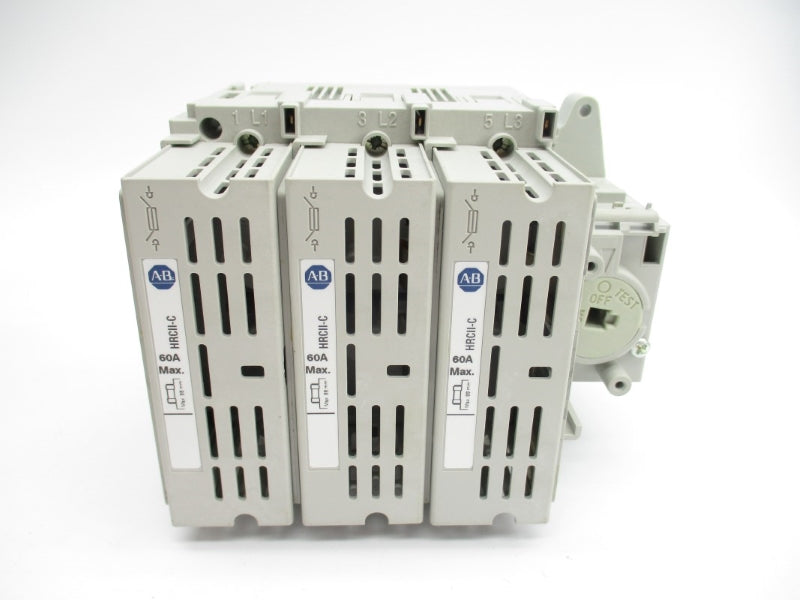ALLEN BRADLEY 194R-H60-1753 SER. A 600VAC 60A (BR/WH) NSMP