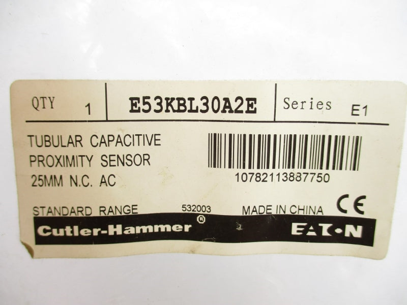 CUTLER HAMMER E53KBL30A2E SER. E1 20-250VAC 16A NSMP