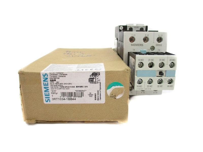 SIEMENS 3RT1034-1BB44 24VDC NSMP