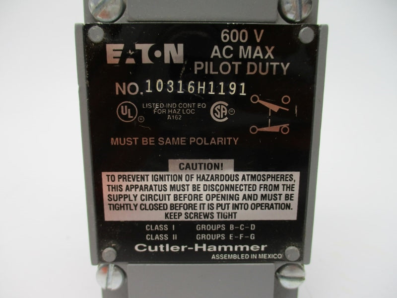 EATON 10316H1191 600VAC NSNP