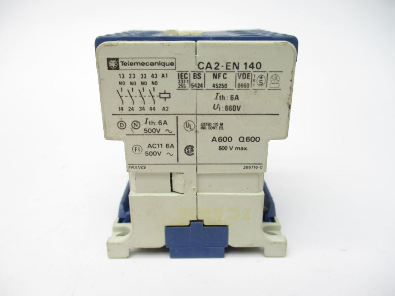 TELEMECANIQUE CA2-EN140B7 24V 6A UNMP