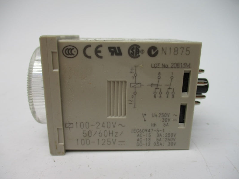 OMRON H3CR-A8E 100-240VAC 5A 0-30S NSNP