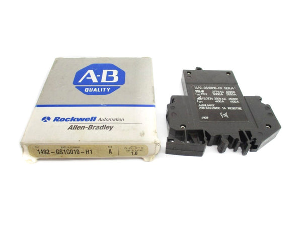 ALLEN BRADLEY 1492-GS1G010-H1 SER. A 277VAC 1.0A (GY/BL) NSMP