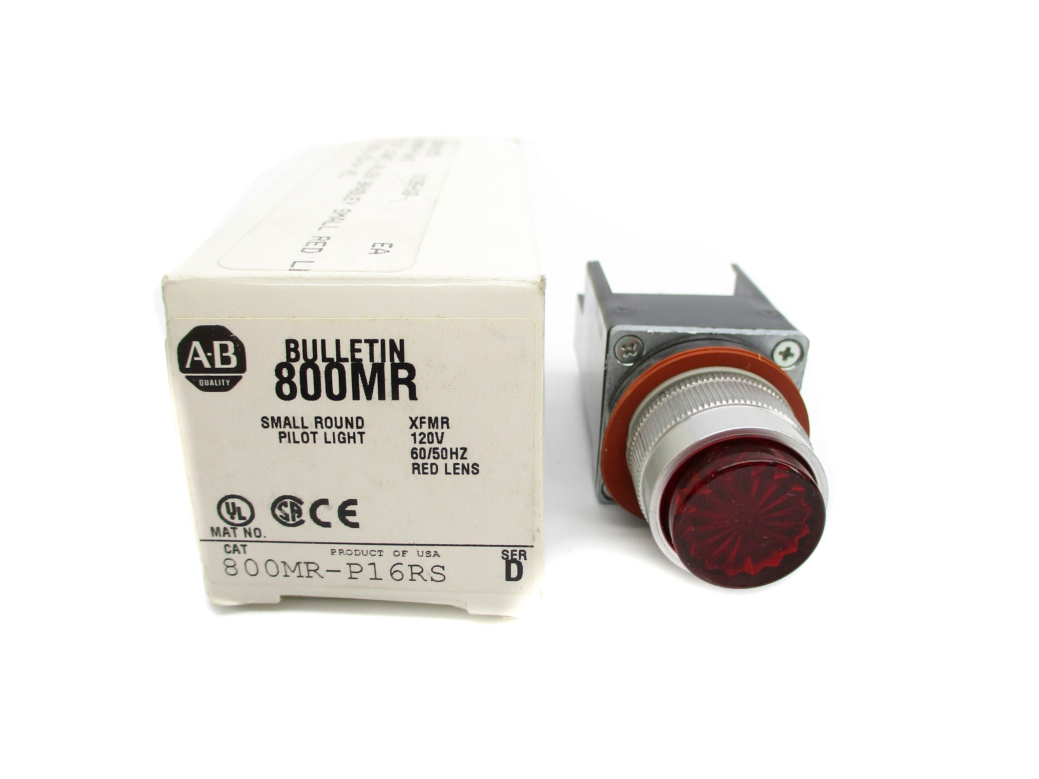 ALLEN BRADLEY 800MR-P16RS SER. D (WH) NSMP