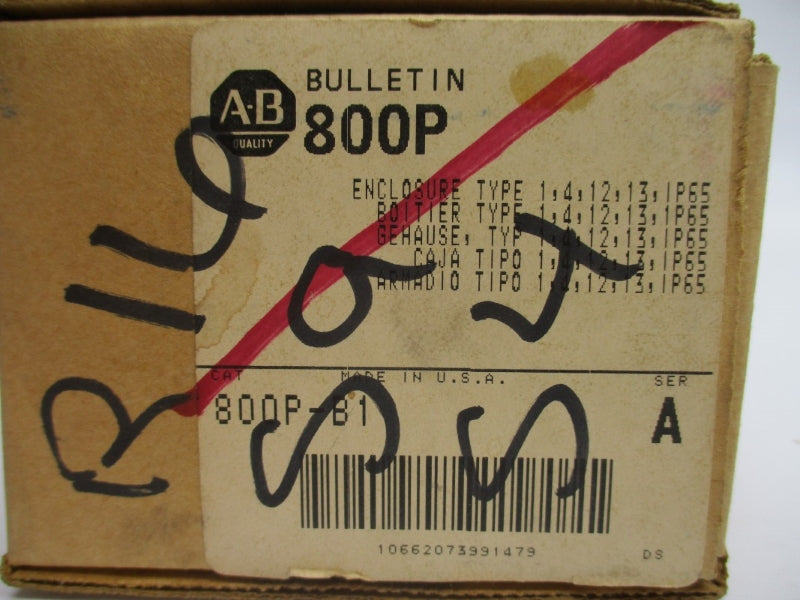 INDUSTRIAL SPARE PART 800P-B1 SER. A (BR/WH) NSMP
