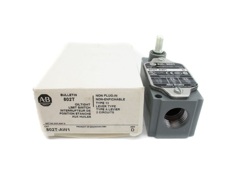 ALLEN BRADLEY 802T-AW1 SER. D 120-600VAC 60A (WH) NSMP