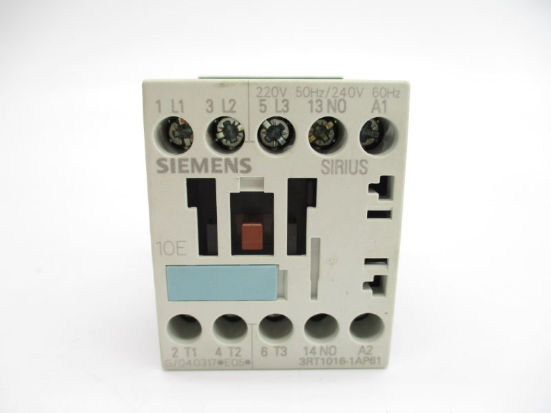 SIEMENS 3RT1016-1AP61 220/240VAC 22A NSMP