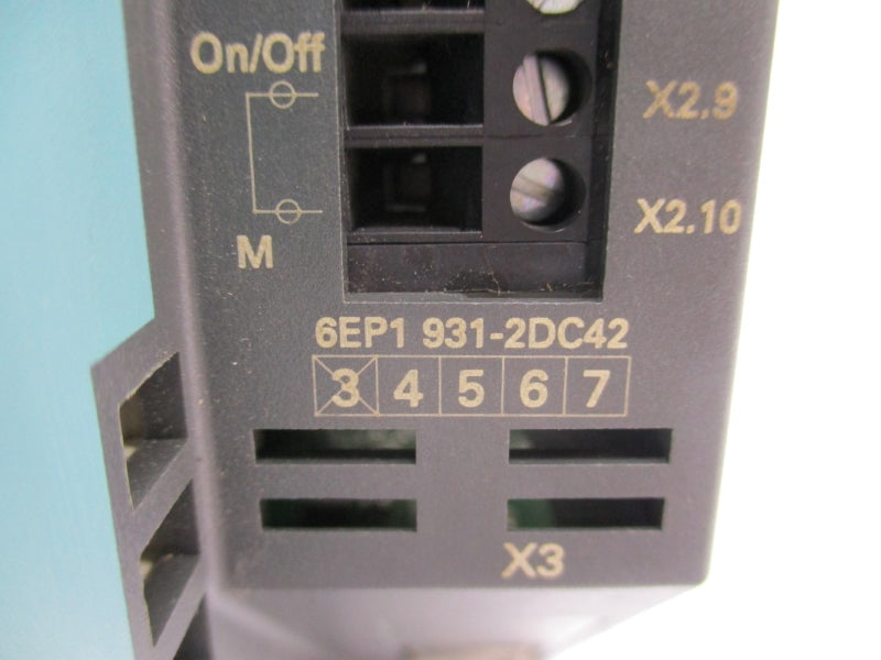 SIEMENS 6EP1931-2DC42 24VDC 6.6A NUPI