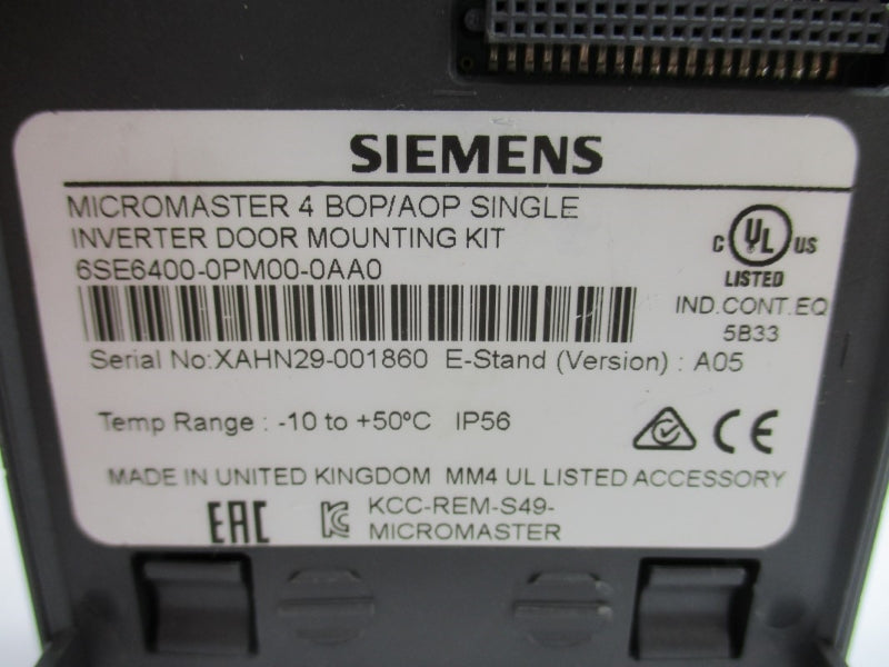 SIEMENS 6SE6400-0PM00-0AA0 NUPI