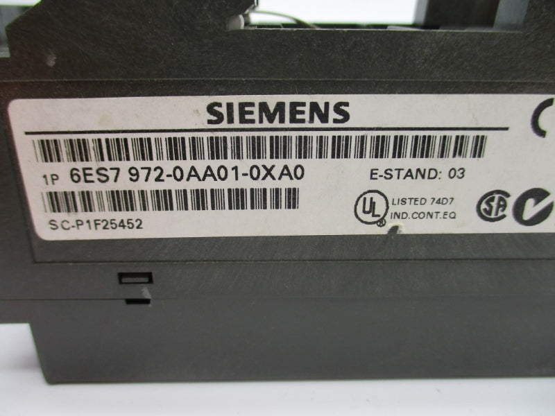 SIEMENS 6ES7972-0AA01-0XA0 24VDC NUPI