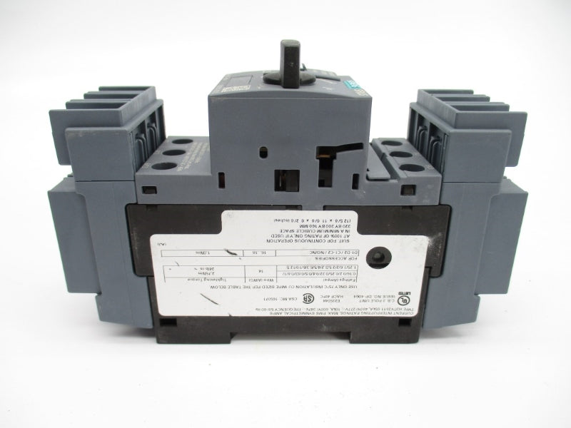 SIEMENS 3RV2811-0GD10 347VAC 0.63A NUPI