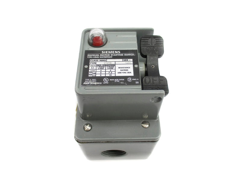 SIEMENS MMSKW1B SER. B 600VAC 30A NUPI