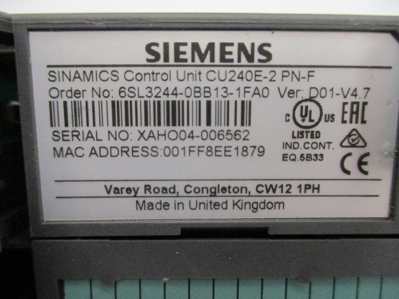 SIEMENS 6SL3244-0BB13-1FA0 NUPI