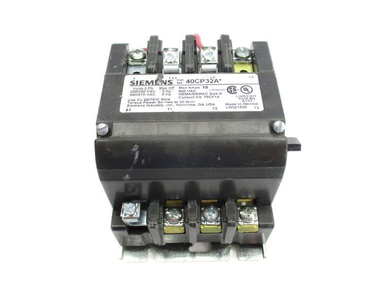 SIEMENS 40CP32AG 240V 18A NUPI
