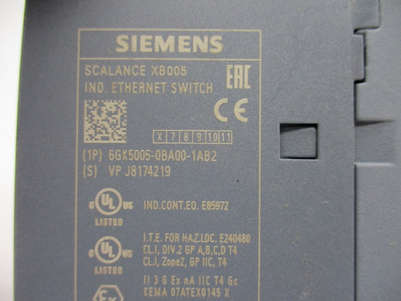 SIEMENS 6GK5005-0BA00-1AB2 24VAC/DC NUPI