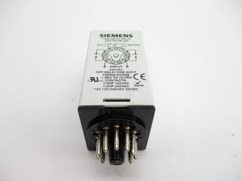SIEMENS OFD-DF08-240 240VAC 12A .1S-10H (AS PICTURED) NUPI