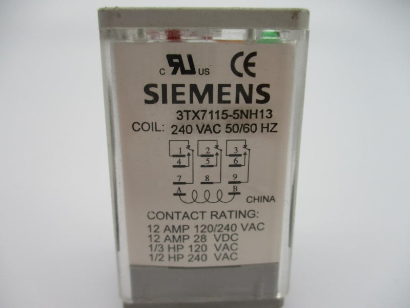 SIEMENS 3TX7115-5NH13 240VAC 12A NUPI