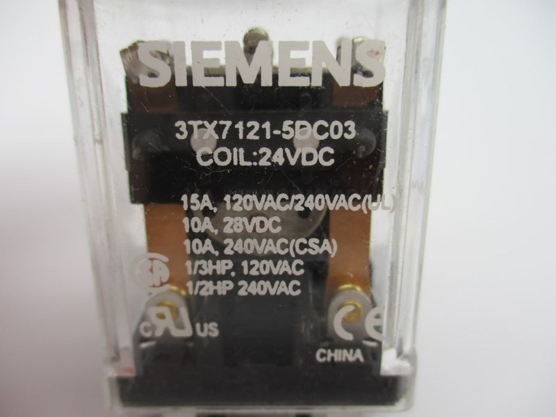 SIEMENS 3TX7121-5DC03 24VDC 15A NUPI