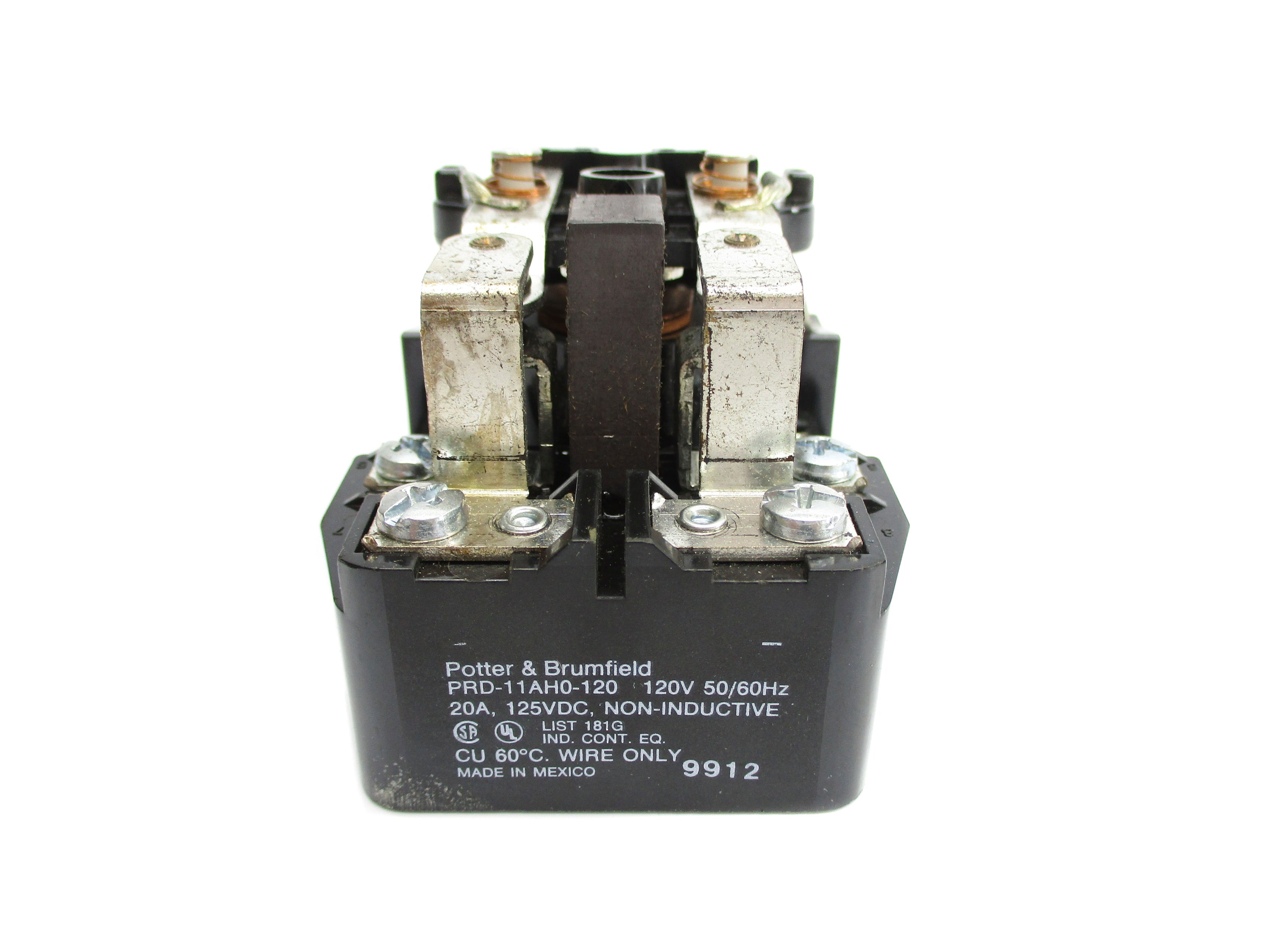 POTTER & BRUMFIELD PRD-11AH0-120 120V 20A 125VDC NSNP