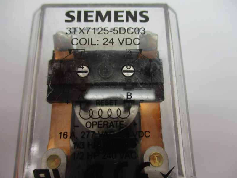 SIEMENS 3TX7125-5DC03 24VDC 16A NUPI