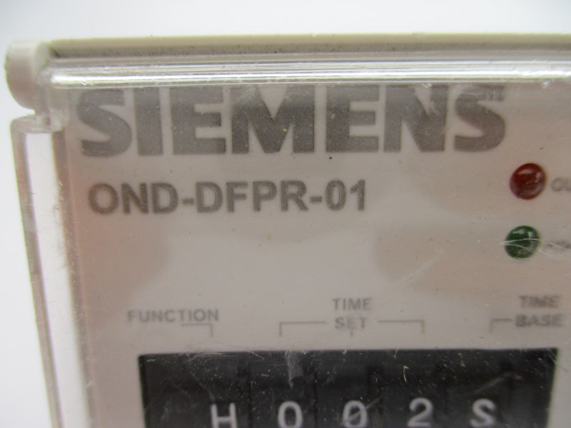 SIEMENS OND-DFPR-01 12-240VAC/DC 12A NUPI