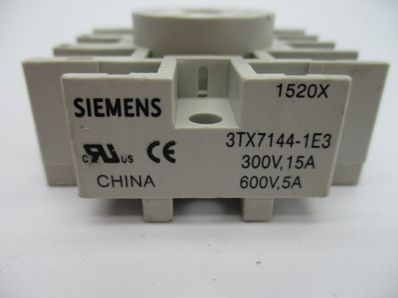 SIEMENS 3TX7144-1E3 600V 15A NUPI