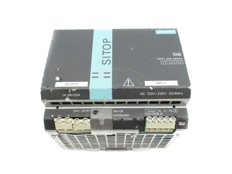 SIEMENS 6EP1336-3BA00 120/230VAC 7.7/3.5A (AS PICTURED) NUPI