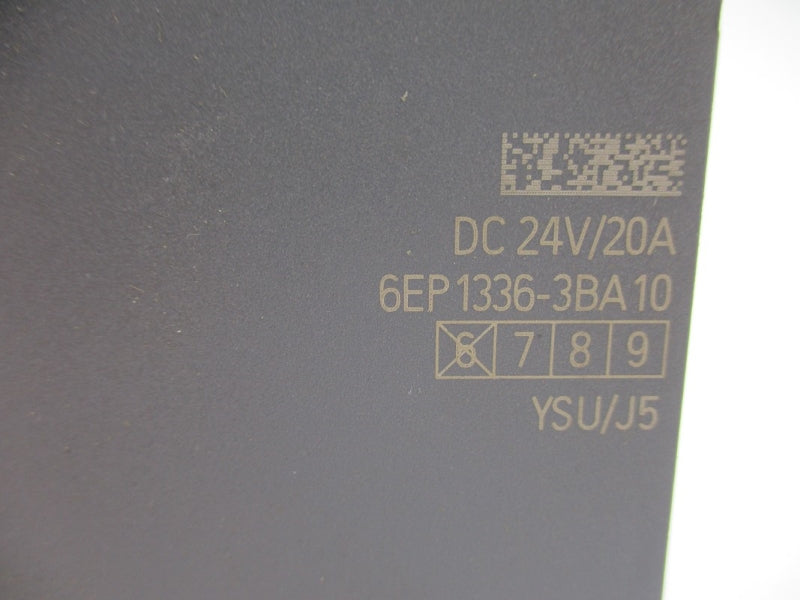 SIEMENS 6EP1336-3BA10 24VDC 20A NUPI