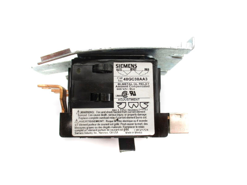 SIEMENS 48GC38AA3 600VAC (AS PICTURED) NUPI