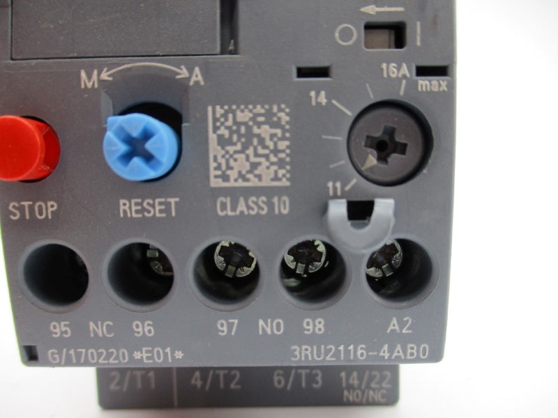 SIEMENS 3RU2116-4AB0 24VDC 11-16A NUPI