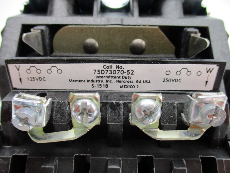 SIEMENS 40DP107570 125/250VDC 27A NUPI