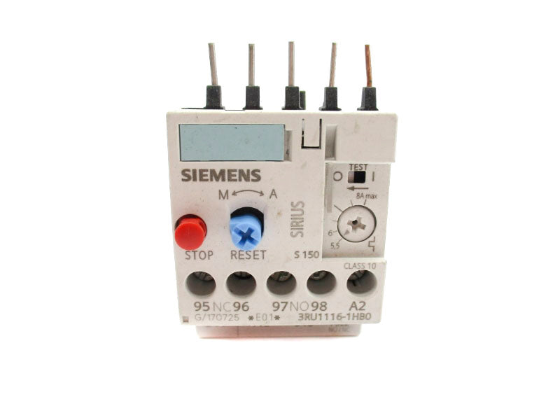 SIEMENS 3RU1116-1HB0 24VDC 5.5-8A NUPI