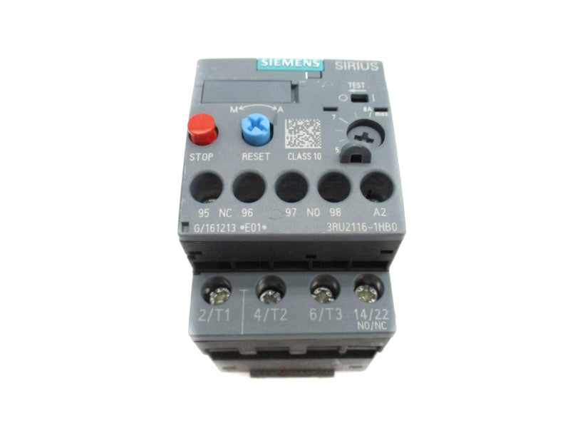SIEMENS 3RU2116-1HB0 600VAC 5.5-8A NUPI