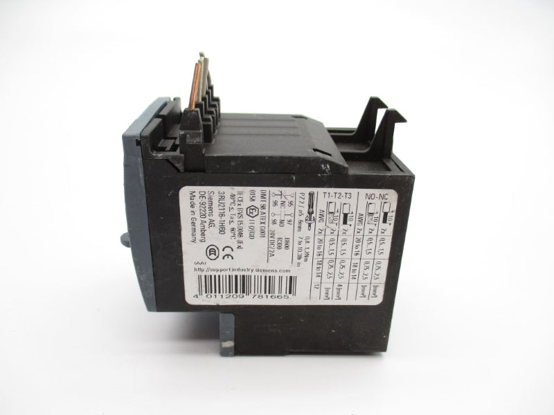 SIEMENS 3RU2116-1HB0 600VAC 5.5-8A NUPI