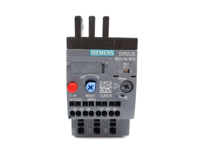SIEMENS 3RU2116-1EC0 24VDC 2.8-4A NUPI