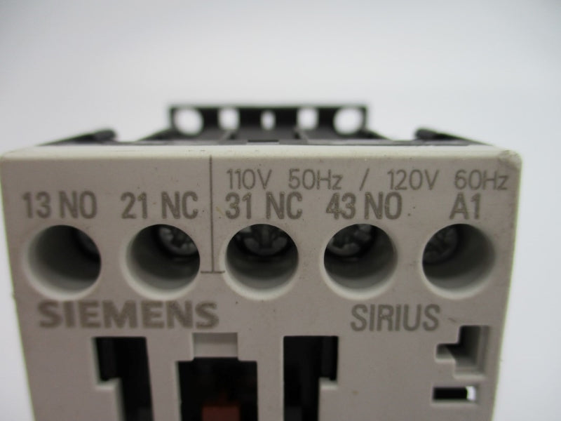 SIEMENS 3RH1122-1AK60 110/120V 10A NUPI